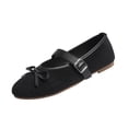 thumbnail image 2 of Willtoo Mary Jane Shoes Ballet Flats for Women Rounde Toe Slip on Bow Bowknot Ballerina Flat Comfortable Dressy Maryjane Shoes Women's Flats with Adjustable Strap, 2 of 5