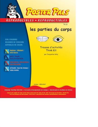 Activités reproductibles en français pour la classe de FLS sur les parties du corps
