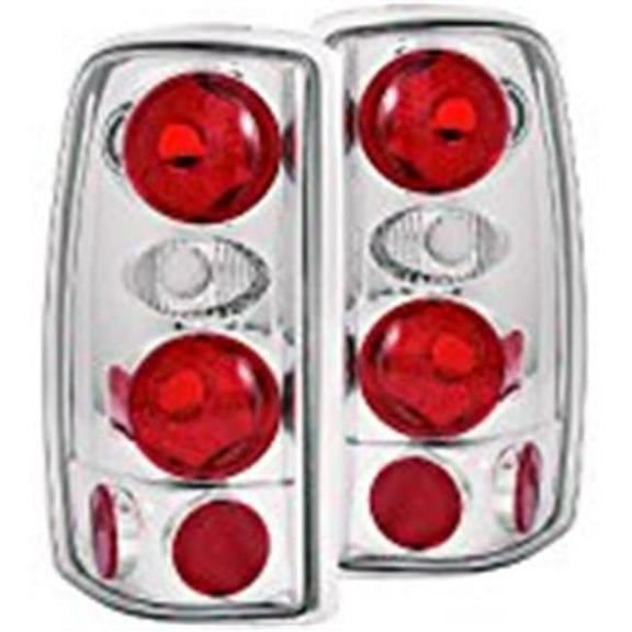 2000 - 2006 Suburban Tahoe Yukon Denali Xl Tail Lights Chrome - Red & White
