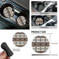 thumbnail image 6 of FOR U DESIGNS Western Aztec Print Car Seat Cover Full Set of 15 Steering Wheel Cover Seat Belt Strap Pad Trash Bag Air Vent Storage Holder Cup Coasters Rear View Mirror Covers Key Chain Car Decor, 6 of 7