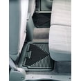thumbnail image 1 of Husky Liner Floor Mat 52021 Heavy Duty Floor Mats; Multi-Fit; Raised Ridges; Black; Rubber; 2 Piece, 1 of 3