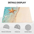 thumbnail image 3 of Fotbe Starfish On The Sand Beach Alfombrilla de Secado para Cocina con Estampado, 18x24 Pulgadas, 3 of 7