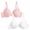 White/Blush, variant on Fruit of the Loom T-Shirt Bra 2 Pack, Style FT938, Sizes M to XXL