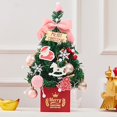 thumbnail image 2 of KOYPTL Mini Christmas Tree Bundle with LED Lights and Decorations,Small Christmas Tree for Counter Desktop Ornaments Indoor for Holiday Party Home Bedroom Decor,Christmas Birthday Gift, 2 of 6