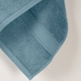 thumbnail image 4 of Superior 800 GSM Egyptian Cotton Heavyweight Bath Towel Set of 2, Denim Blue, 4 of 7