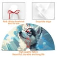 thumbnail image 4 of Rateoe Cloud Sunshine Puppy Print Christmas Tree Skirt 30" for Xmas Holiday New Year Party Circle Tree Mat Ornaments Decoration, 4 of 7