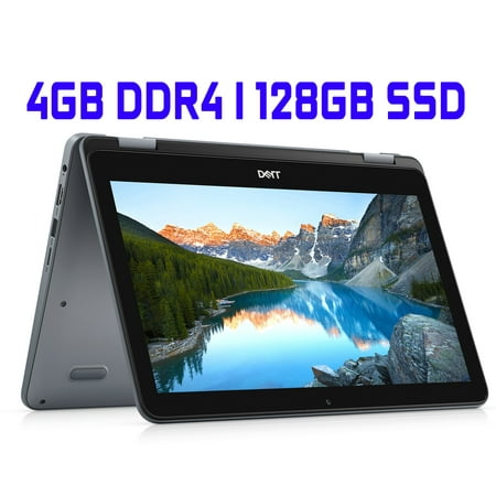 Dell Inspiron 11 3195 Premium 2 in 1 Laptop 11.6” HD Touchscreen Display 7th Generation AMD A9-9420e Processor 4GB DDR4 128GB SSD RADEON R5 Graphics HDMI Wifi Bluetooth Win 10