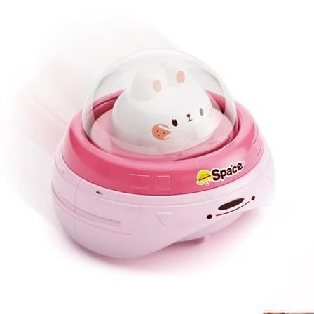 Space Adventure Press and Go Cars for Babies 6-12 Months, Racing Animal Vehicles for Toddlers Boys Girls 1-3