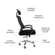 thumbnail image 5 of Silla de Oficina Gerencial TOPLIVING Color Negro CON Cabecera Ajustable Y Base Metalica Giratoria, 5 of 8