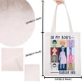 thumbnail image 2 of TSOTMO Bob Cartoon TV Show Merch Tote Bag For Cartoon Fans Burger Gift Bob Family Matching Gift, 2 of 6