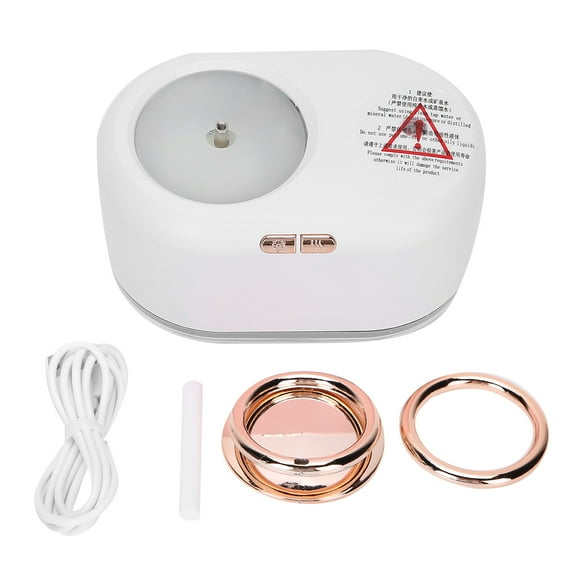 Humidificador de aire USB Mini purificador de aire de escritorio Humidificador de vapor frío Difusor de aceites esenciales Blanco