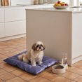 thumbnail image 6 of Short Pile Pet Mat with Ties Cushioned Gripped Bottom Non Slip Crates Furniture for Cats Small Dogs Indoor Soft Washable All Seasons Bed, 6 of 6