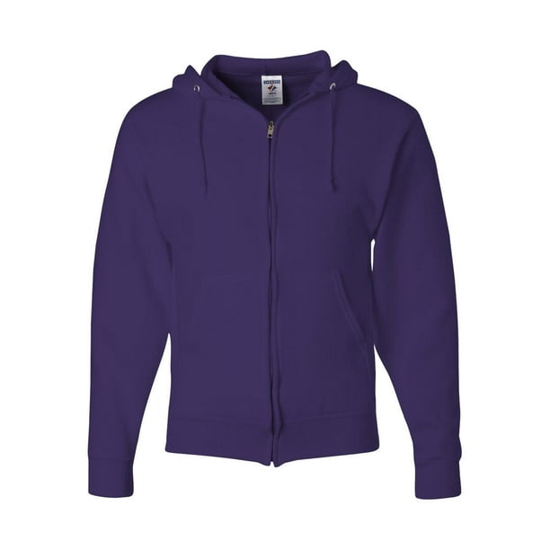 JERZEES - Fleece NuBlend Full-Zip Hooded Sweatshirt - Walmart.com ...