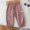 Pink, variant on Hotiary Boys and Girls Cargo Pants Spring and Autumn Solid Color Cotton Casual Pants 18M-5T Elastic Waist Loose Pants