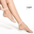 thumbnail image 4 of Bas Courts Élastiques en Nylon pour Femmes, 10 Paires, 4 of 4