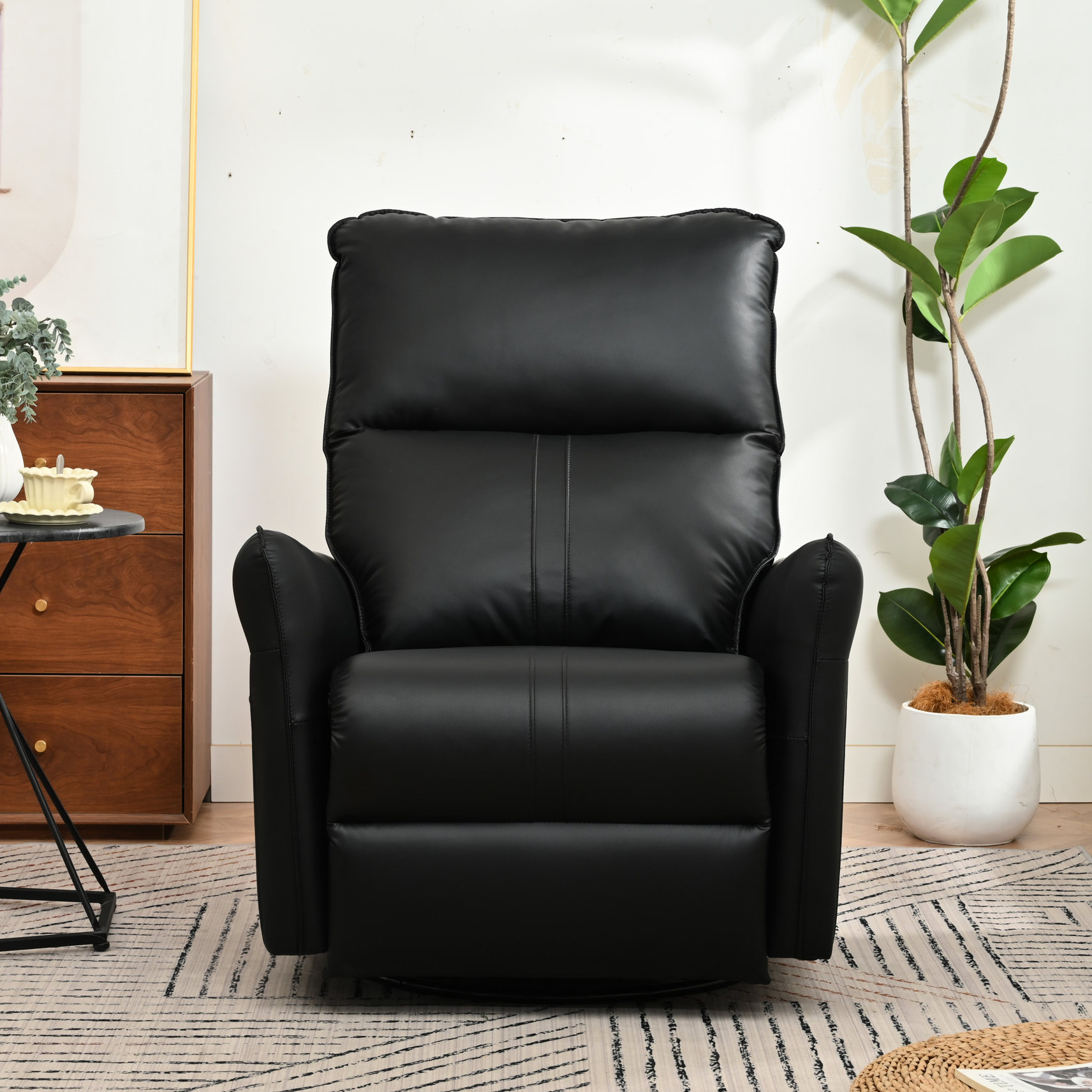 360° Swiveling Rocking Chair with Adjustable Recline / Sturdy Support up to 330 lbs