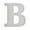 B, variant on Homeford Craft EPS Foam Symbol Cut Out "E", 4-3/4-Inch, 12-Count