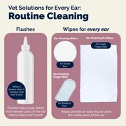 Vetnique OticBliss Dog Ear Cleaning Ear Wipes for Dogs and Cats, 100ct