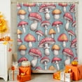 thumbnail image 4 of Shower Curtain 36"W x 72"L Thanksgiving Autumn Watercolor Mushrooms Fabric Shower Curtains Set with Hooks Water Repellent Bathroom Curtains Machine Washable Bathroom Accessories, 4 of 6