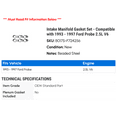thumbnail image 2 of Intake Manifold Gasket Set - Compatible with 1993 - 1997 Ford Probe 2.5L V6 1994 1995 1996, 2 of 2