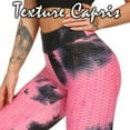 thumbnail image 2 of FITTOO Women's High Waist Ruched Butt Lifting Yoga Pants Tummy Control Stretchy Leggings Booty Textured Workout Capris, 2 of 7