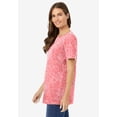 thumbnail image 3 of Woman Within Plus Size Perfect Printed Crewneck Tunic, 3 of 6