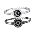 thumbnail image 3 of 2 piezas de pulsera táctil para parejas que sacuden la luz resistente a la luz larga distancia de larga distancia Estilo B, 3 of 8