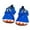 Blue, variant on Gyujnb Shark Print Water Shoes Hook and Loop Strap Soft Sole Closed Toe Casual Shoes (Toddler, Little Boys),6-7 Years