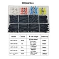 thumbnail image 3 of Labymos 300pcs Heat Shrinkable Solder Ring Wiring Terminals Connection Terminal Heat Shrinkable Type Waterproof Connecting, 3 of 8