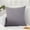 Dark grey, variant on Nvzi Decorative Pillow, 35x55cm Dark purple Plain Throw Pillow, 1 Pcs Accent Pillows for Couch with Linen-Cotton Cover & PP Cotton Filling, Soft Comfortable Cushion for Sofa, Bed, Living Room