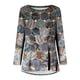 thumbnail image 4 of Ichuanyi liquidación mujer camisas casuales de manga larga estampado de cuello redondo tops sueltos ICHUANYI WER202308210675, 4 of 5
