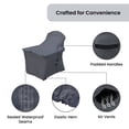 thumbnail image 2 of Covers & all Adirondack Chair Cover for Makowski Patio Chair, Water-Repellent UV-Resistant Polyester with Elastic Tie-Downs and Padded Handles, 2 of 6