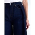 thumbnail image 4 of Scoop Women's and Women's Plus Deep Pleated Wide Leg Jean, Sizes 0-28W, 4 of 6
