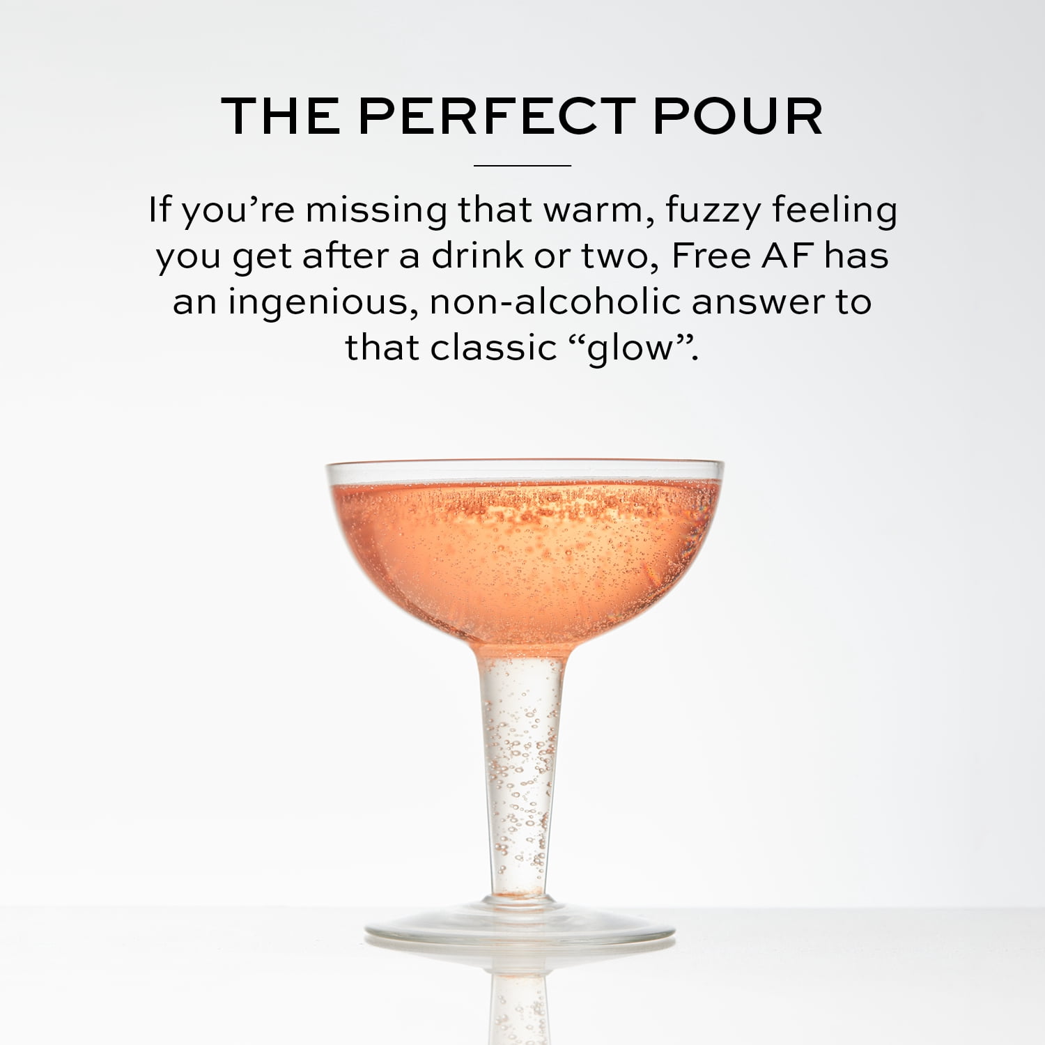 FREE AF Sparkling Rosé Non-Alcoholic Wine, Ready to Drink, 8.4 fl oz Can