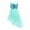 Mint Green, variant on Kids Girls Sequins Ballet Tutu Dance Dress Gymnastics Camisole Leotard Asymmetrical Skirt Orange 7-8