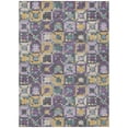 thumbnail image 2 of Addison Rugs Chantille Indoor/Outdoor Transitional Patchwork Purple Machine Washable Rectangle Rug, 3' x 5', 2 of 8
