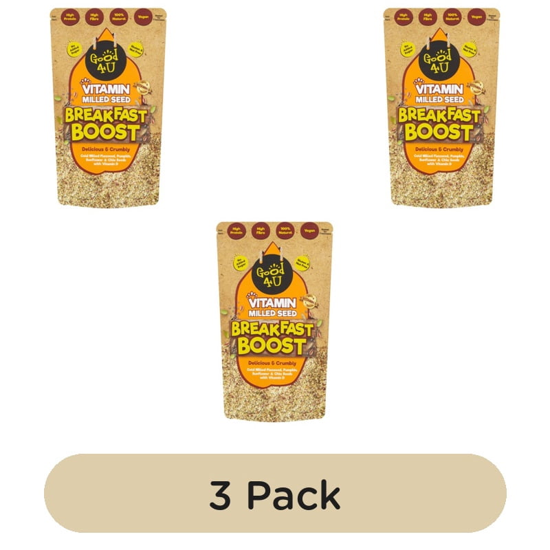 Good4U Vitamin Milled Seed Breakfast Boost 300g, British Import (Pack of 3)
