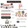 thumbnail image 3 of 2026 New Year Themed Party Decorations: Rose Gold Balloon Set with Flags and Signs, 3 of 3