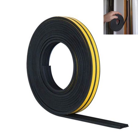 

Shuttle tree 5M Door Window Foam Seal Strip Self Adhesive Rubber Draught Excluder Soundproofing Collision Avoidance Strip Tape