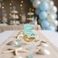 thumbnail image 4 of Goleeg Bougies d'Anniversaire Numéro 5, Bougie Coquille Faite à la Main pour Dessus de Gâteau, Décoration de Fête d'Anniversaire à Thème Plage, 4 of 5
