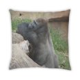 thumbnail image 2 of Ahgly Company Animaux Gorille Coussin Décoratif d'Extérieur, 18 Pouces par 18 Pouces, 2 of 6