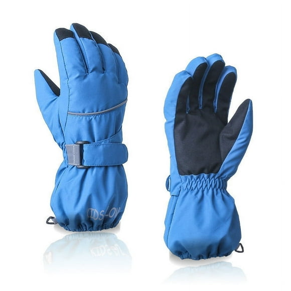 YYHQDS Gants d'Hiver pour Garçons et Filles, Mitaines de Neige pour Enfants, Gants de Ski Coupe-Vent pour Sports Extérieurs, Gants de Ski Imperméables pour Activités Hivernales Soldes Aujourd'hui Offres Prime