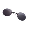 thumbnail image 1 of Sidaley Gafas de sol sin montura para hombres y mujeres, pinzas para la nariz para conducir, gafas para adultos, gafas con Clip, accesorio de decoración Gafas de moto Negro Sidaley VI008945-01, 1 of 6