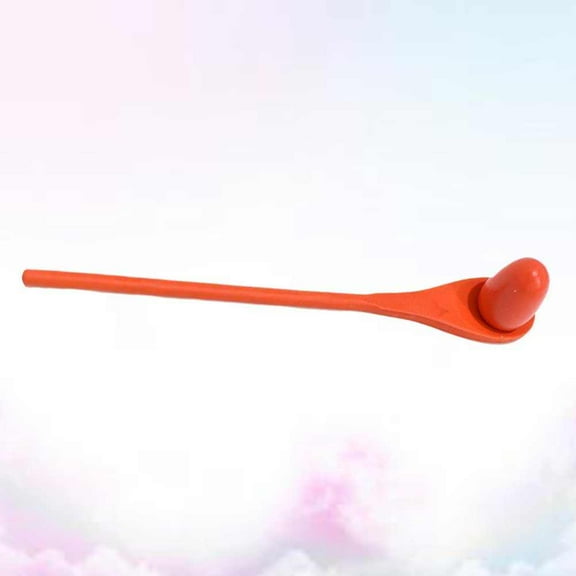 ROMANSENTIAL Egg and Spoon Relay Race Game for Outdoor Family Games Tactile Sensory Toys 1 Set