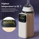 thumbnail image 4 of Calentador De Biberones Portátil, Calentador De Leche De Viaje De Calentamiento Rápido Con Control De Temperatura, Pantalla Digital, Termostato De 48 Horas, Funciona Con Batería, 4 of 7