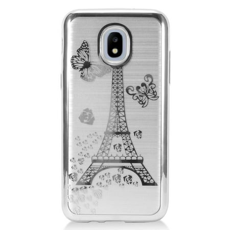 - Samsung Galaxy Amp Prime 3/Express Prime 3/J3 (2018) Case, by Insten Crystal Brushed Eiffel Tower Hybrid Case For Samsung Galaxy Amp/Express Prime 3/J3 (2018)/J3 Achieve/J3 Star/J3 V 3rd Gen (2018)