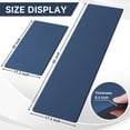 thumbnail image 2 of Buganda Kitchen Rugs and Mats, Sets of 2 Non Slip Waterproof kitchen Rugs, Anti Fatigue Kitchen Mats for Floor, 17.3"x59"+17.3"x29", Blue, 2 of 9