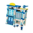 thumbnail image 4 of BELOVING Wooden House DIY Building Blocks Set Engineering Learning Toy Police Station, 4 of 9