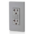thumbnail image 4 of Salida GFCI Leviton 20A, autocomprobación, no resistente a manipulaciones, gris, 4 of 4