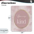 thumbnail image 4 of Stupell Industries Modern Pink Golden Affirmation Canvas Art, 24 x 30, by Christine Simpson Art, 4 of 8